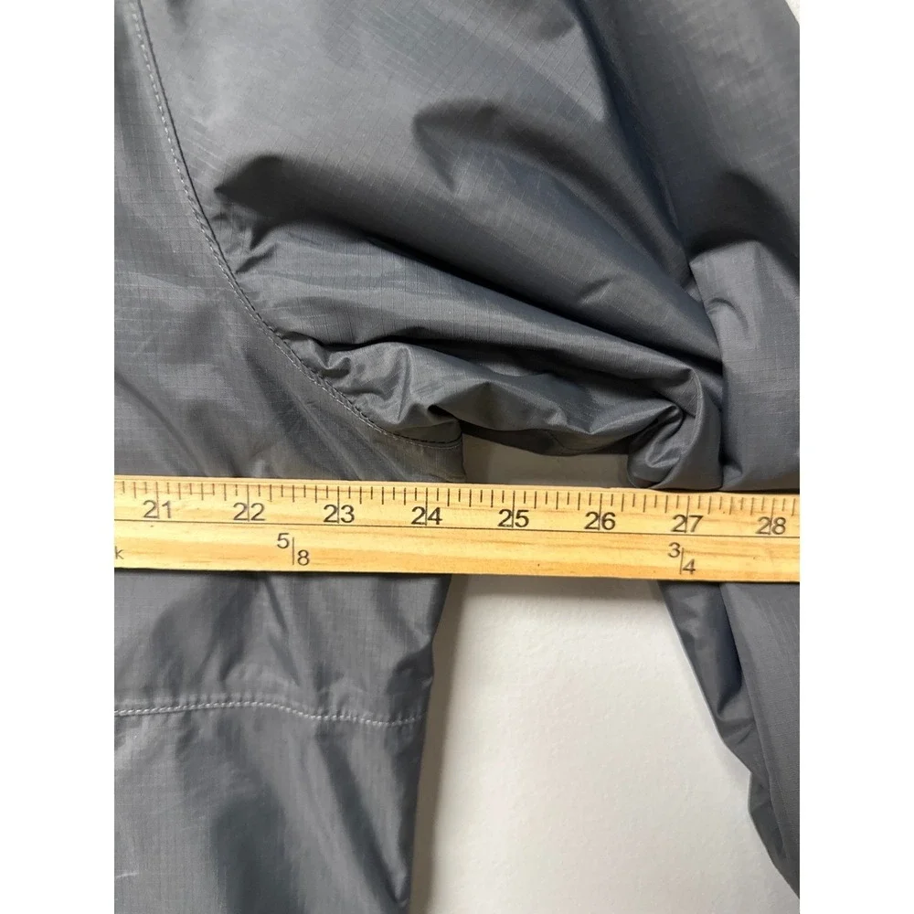 The North Face DryVent Jacket Men L Grey Hooded Rain Windbreaker Gorpcore Hiking